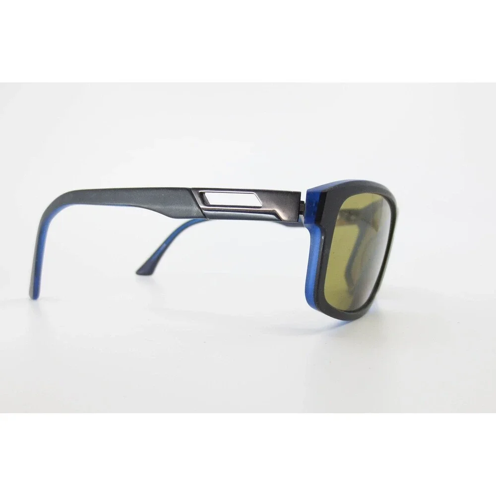 Shaquille O'Neal Signature Zyloware 172 Black Blue Rectangular Eyeglasses Frames